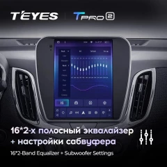 Штатная магнитола Tesla style Teyes TPRO 2 6/128 Chevrolet Equinox 3 (2017-2022)