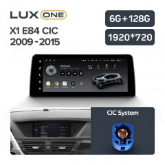 Штатная магнитола Teyes LUX ONE 6/128 BMW X1 E84 (CIC) (2009-2015)