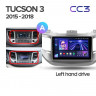 Штатная магнитола Teyes CC3 6/128 Hyundai Tucson 3 (2015-2018) Тип-A