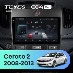 Штатная магнитола Teyes CC4 Pro 8/128 Kia Cerato 2 TD (2008-2013) F3