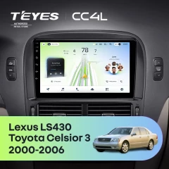Штатная магнитола Teyes CC4L 6/64 Lexus LS430 XF30 (2000-2006) F2