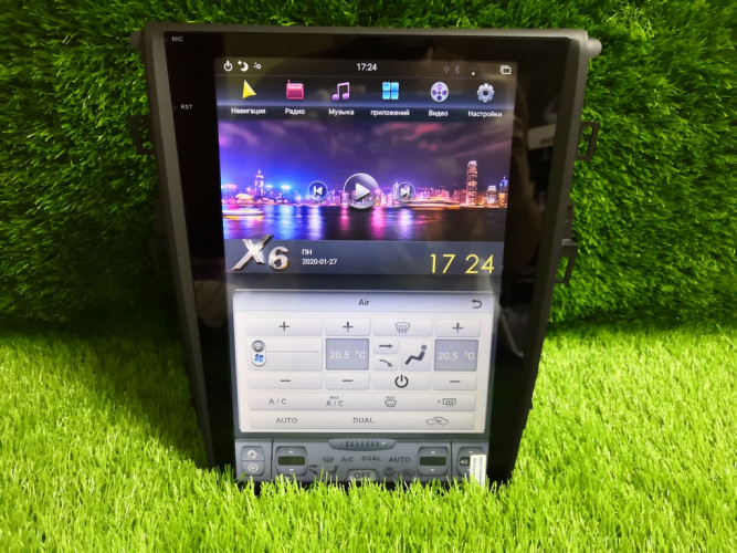 Штатная магнитола Tesla Carmedia ZF-1201-m Ford Mondeo 5 2015+ кондиционер