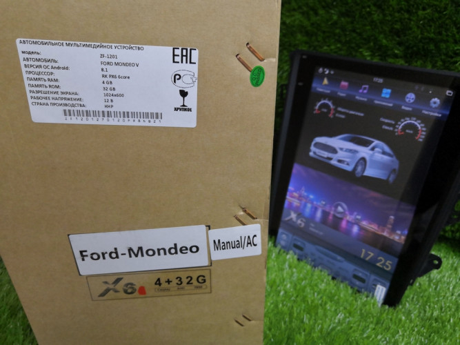 Штатная магнитола Tesla Carmedia ZF-1201-m Ford Mondeo 5 2015+ кондиционер