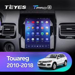 Штатная магнитола Tesla style Teyes TPRO 2 4/32 Volkswagen Touareg FL NF (2010-2018) Тип-А