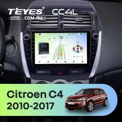 Штатная магнитола Teyes CC4L 6/64 Citroen C4 Aircross  (2010-2017) Тип-A (9")