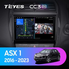 Штатная магнитола Teyes CC3 2K 4/64 Mitsubishi ASX (2016-2023) Тип-В Правый руль