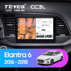 Штатная магнитола Teyes CC3L 4/32 Hyundai Elantra 6 (2015-2018) Тип-B