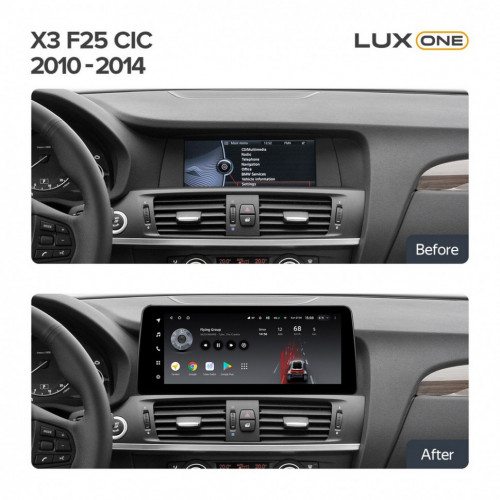 Штатная магнитола Teyes LUX ONE 6/128 BMW X3 F25 (CIC) (2010-2014)