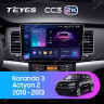 Штатная магнитола Teyes CC3 2K 6/128 SsangYong Korando 3 Actyon 2 (2010-2013)