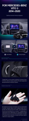 Штатная магнитола Teyes CC3 2K 4/64 Mercedes-Benz Vito 3 W447 (2014-2020)