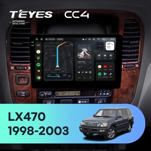 Штатная магнитола Teyes CC4 8/128 Lexus LX470 J100 (1998-2003) F2