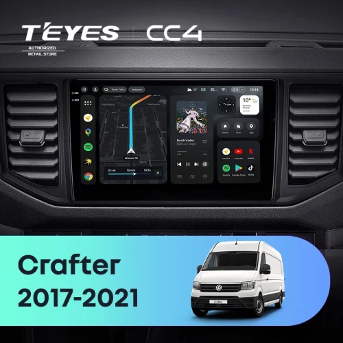 Штатная магнитола Teyes CC4 6/64 Volkswagen Crafter (2017-2021)