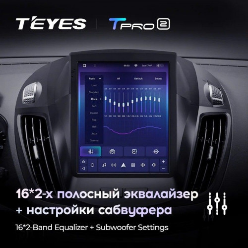 Штатная магнитола Tesla style Teyes TPRO 2 4/32 Ford Escape 3 (2012-2019)