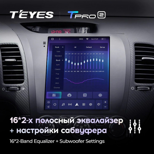 Штатная магнитола Tesla style Teyes TPRO 2 4/32 Kia Cerato 3 (2013-2020)