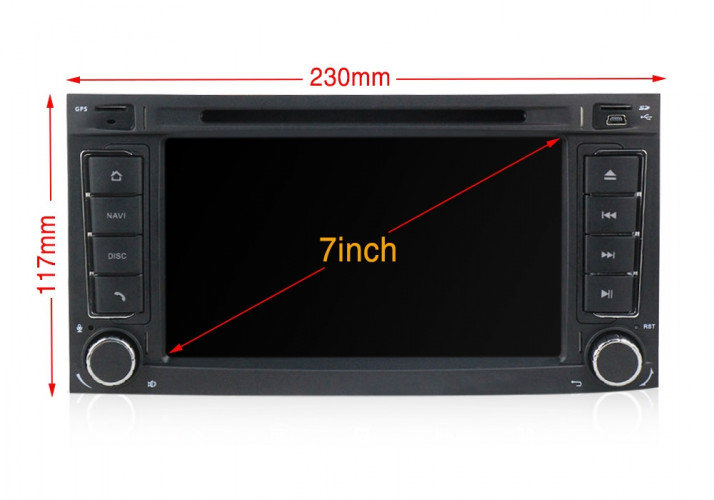 Штатная магнитола Carmedia MKD-7016-P30 Volkswagen T5 Caravelle/Transporter 2003-2009