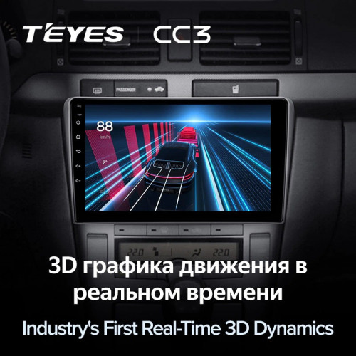 Штатная магнитола Teyes CC3 4/64 Toyota Avensis T250 (2003-2009)