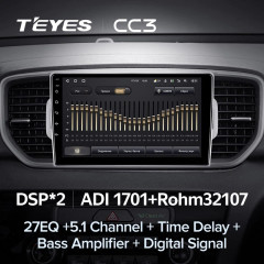 Штатная магнитола Teyes CC3 4/32 Kia Sportage 4 QL (2016-2018) Тип-B