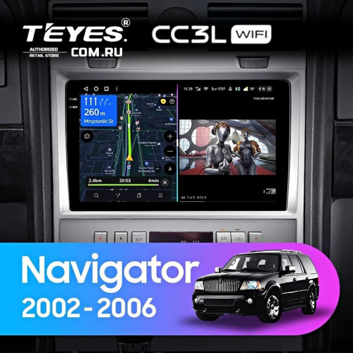 Штатная магнитола Teyes CC3L WiFi 2/32 Lincoln Navigator (2002-2006)