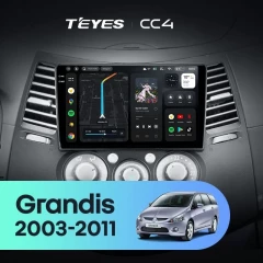 Штатная магнитола Teyes CC4 8/128 Mitsubishi Grandis 1 (2003-2011) F2
