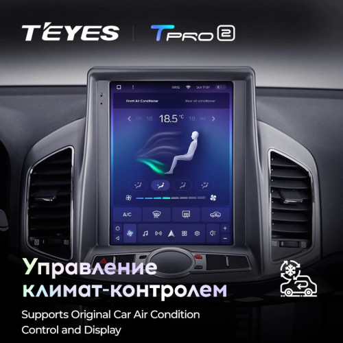 Штатная магнитола Tesla style Teyes TPRO 2 4/64 Chevrolet Captiva (2011-2016)