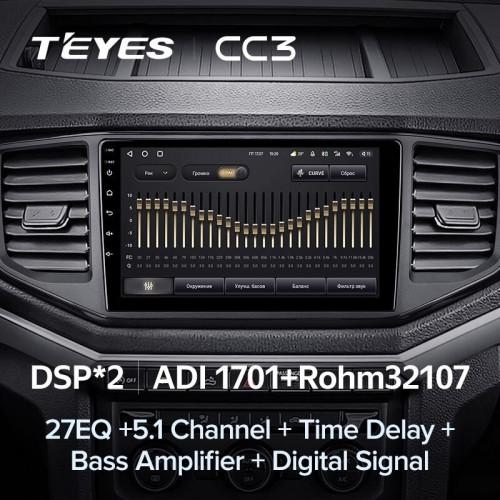 Штатная магнитола Teyes CC3 4/64 Volkswagen Amarok 1 (2016-2020)