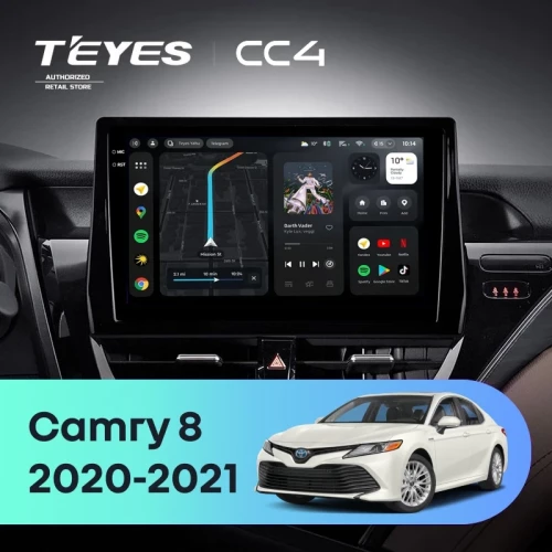 Штатная магнитола Teyes CC4 8/128 Toyota Camry 8 XV 70 (2020-2021)