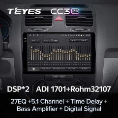 Штатная магнитола Teyes CC3 2K 4/32 Volkswagen Jetta 5 (2005-2010)