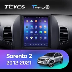Штатная магнитола Tesla style Teyes TPRO 2 6/128 Kia Sorento 2 XM (2012-2021) F1