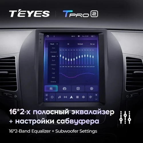 Штатная магнитола Tesla style Teyes TPRO 2 6/128 Kia Sorento 2 XM (2012-2021) F1