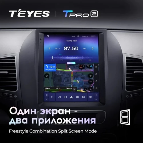 Штатная магнитола Tesla style Teyes TPRO 2 6/128 Kia Sorento 2 XM (2012-2021) F1