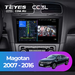 Штатная магнитола Teyes CC3L 4/32 Volkswagen Magotan (2007-2016)