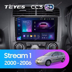 Штатная магнитола Teyes CC3 2K 4/32 Honda Stream 1 (2000-2006)