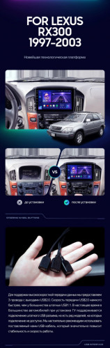 Штатная магнитола Teyes CC3L 4/32 Lexus RX300 XU10 (1997-2003) F1