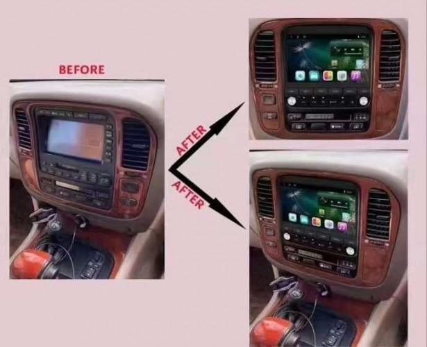 Штатная магнитола Сarmedia KP-T1207 Toyota Land Cruiser 100 1992-2002 Top