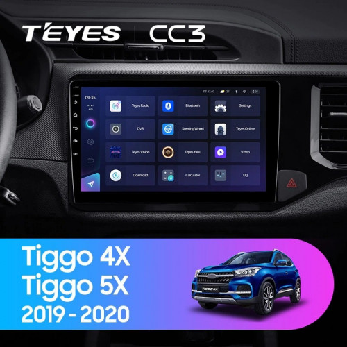 Штатная магнитола Teyes CC3 6/128 Chery Tiggo 4X 5X (2019-2020)