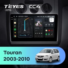 Штатная магнитола Teyes CC4 8/128 Volkswagen Touran 1 (2003-2010) F2