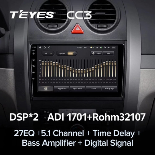 Штатная магнитола Teyes CC3 4/64 Great Wall Hover H3 H5 (2011-2016)