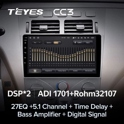Штатная магнитола Teyes CC3 4/64 Vortex Estina (2008-2012)