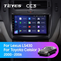 Штатная магнитола Teyes CC3 4/64 Lexus LS430 XF30 (2000-2006) F1