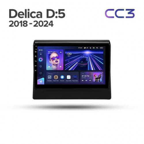 Штатная магнитола Teyes CC3 6/128 Mitsubishi Delica D:5 (2018-2024)