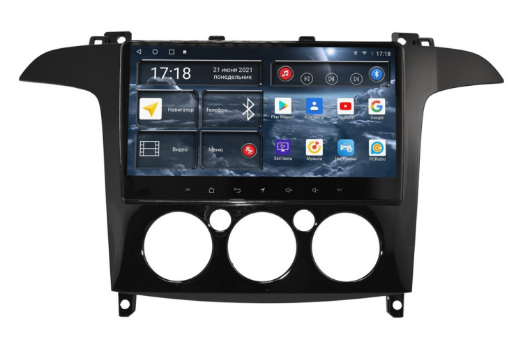 Штатная магнитола Redpower 71135G Ford S-MAX (03.2006-04.2015) (кондиционер) (глянец)