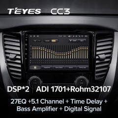Штатная магнитола Teyes CC3 4/32 Mitsubishi Pajero Sport 3 (2016-2018)