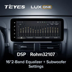 Штатная магнитола Teyes LUX ONE 6/128 Mitsubishi Outlander 2 CW0W (2009-2013) Тип-A