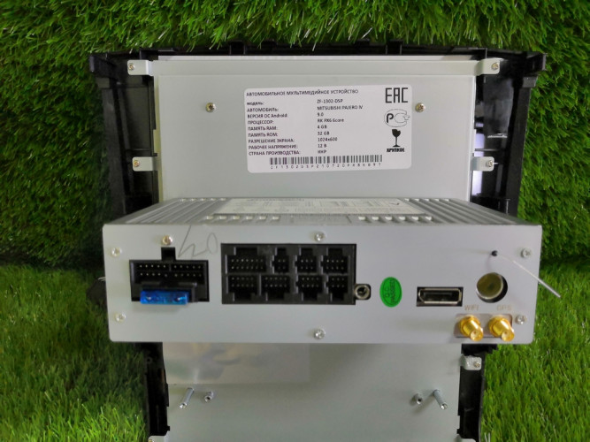 Штатная магнитола Tesla Carmedia ZF-1302-DSP Mitsubishi Pajero IV 2006-2015 (V97/V93)