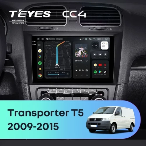 Штатная магнитола Teyes CC4 6/64 Volkswagen Transporter (T5) (2009-2015)