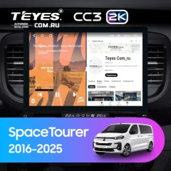 Штатная магнитола Teyes CC3 2K 4/32 Citroen SpaceTourer (2016-2026) (13")
