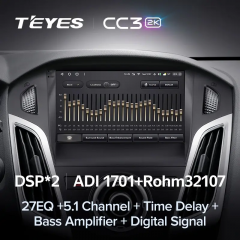 Штатная магнитола Teyes CC3 2K 360 6/128 Ford Focus 3 (2011-2019) F2