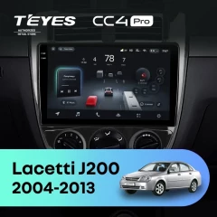 Штатная магнитола Teyes CC4 Pro 12/256 Chevrolet Lacetti J200 (2004-2013) F3