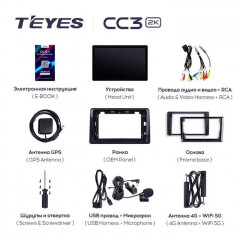 Штатная магнитола Teyes CC3 2K 4/64 Renault Duster HM 2 (2020-2023) F1 (11")