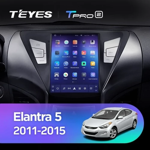 Штатная магнитола Tesla style Teyes TPRO 2 6/128 Hyundai Elantra 5 JK GD MD UD (2014-2016) F2